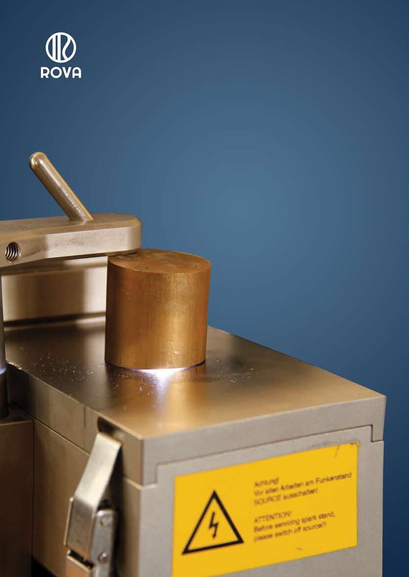 The optical emission spectrometer in the ROVA quality lab